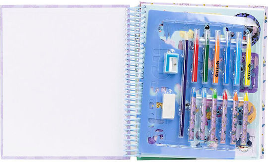 Cerda Stitch Colouring Set 26x22cm 20 Pieces