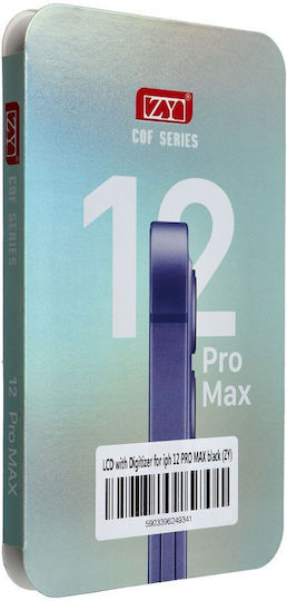 OLED LCD Екран Със Сензорен Механизъм За Apple iPhone 12 Pro Max Черен
