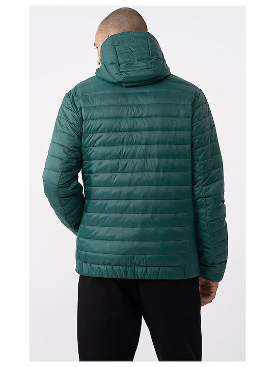 4F Herren Winter Jacke Puffer Grün