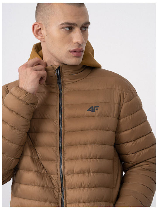 Geacă Barbati Puffer Maro