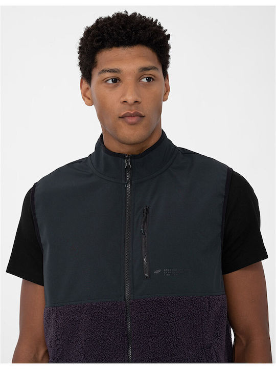 Ärmellos Jacke Lila