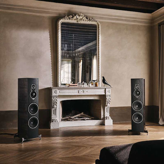 Sonus Faber Homage Serafino G2 18107-3192 Paar Hi-Fi Lautsprecher Boden 50W 3.5 Anzahl von Fahrern Gray