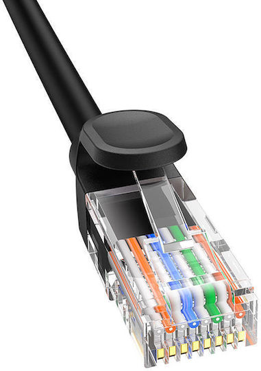 Baseus U/UTP Cat.5 Ethernet Network Cable 1.5m Black 1pcs