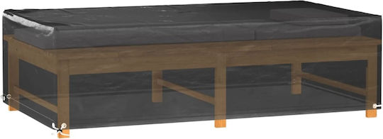 vidaXL Waterproof Couch Cover Black 125x70x35cm 2pcs