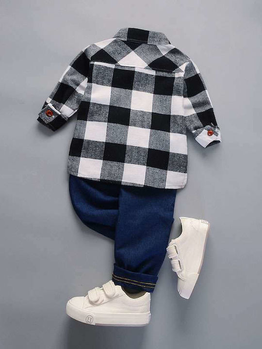 TakTakBaby Kids Set with Pants Winter 2pcs Navy Blue