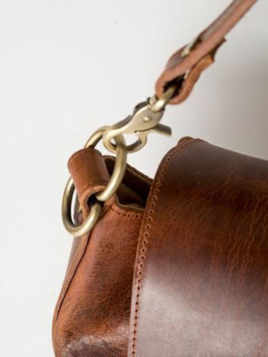 -leather Leather Women's Bag Shoulder Brown