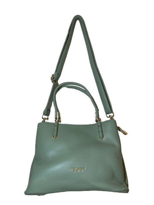 Dfs De piele Geantă de damă Rucsac Verde