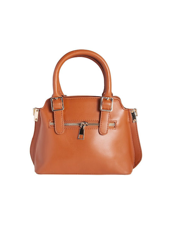 Nines Nines Τσαντάκι Women's Bag Hand Tabac Brown