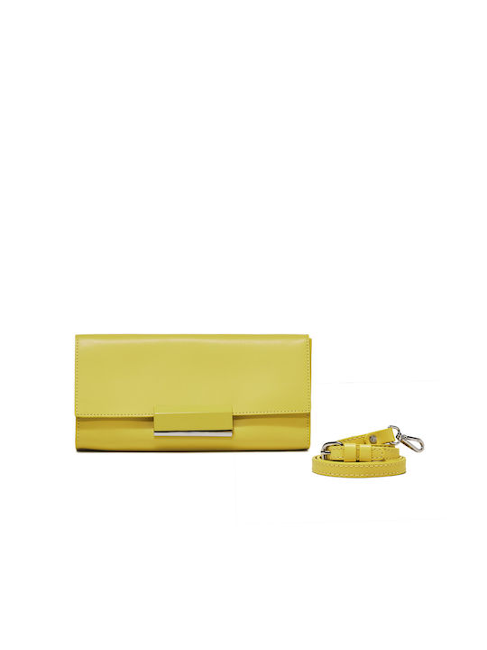 Gianni Chiarini Lily Δερματινη Women's Bag Hand Yellow