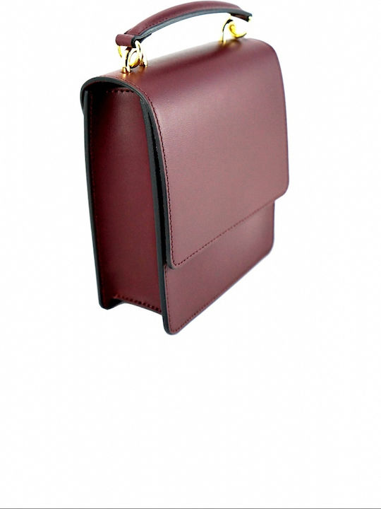 Mybag Leather Women's Bag Crossbody Burgundy