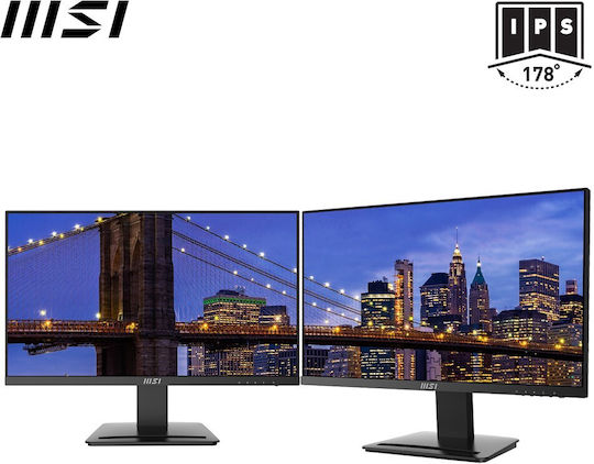 MSI Pro MP243X IPS Monitor 23.8" FHD 1920x1080 με Χρόνο Απόκρισης 4ms GTG