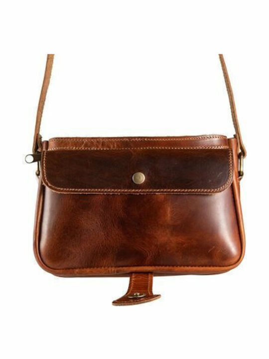 -women's Leather Women's Bag Crossbody Brown