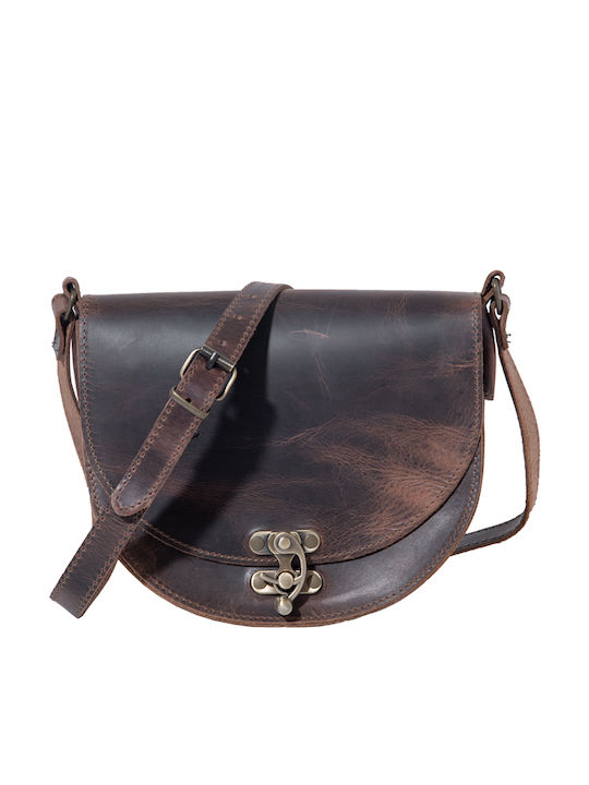 Leather Women's Bag Crossbody Brown