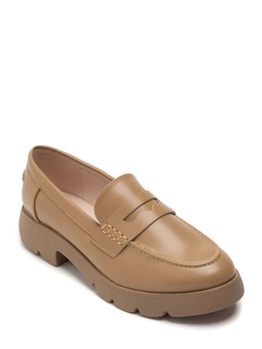 Keep Fred Γυναικεία Loafers σε Καφέ Χρώμα