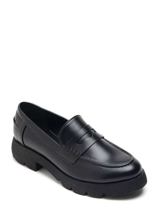 Keep Fred Γυναικεία Loafers σε Μαύρο Χρώμα