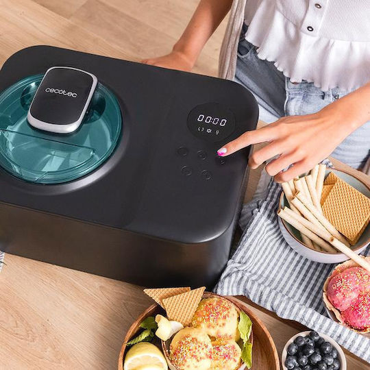 Cecotec Gelacy 1200 Touch Ice Cream Maker 1.2lt Black