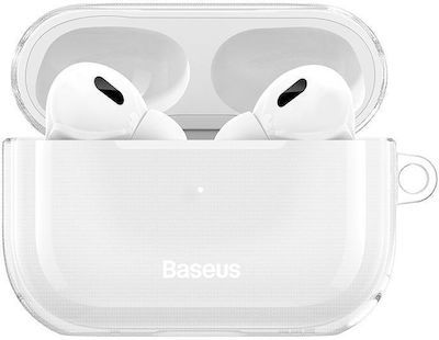 Baseus Crystal Hülle Silikon in Transparent Farbe für Apple AirPods Pro 2