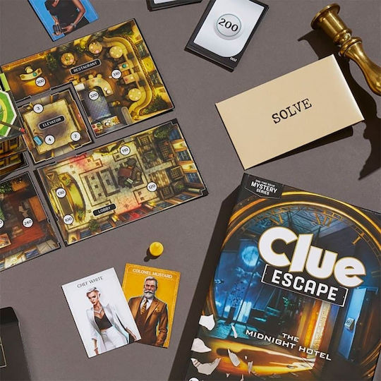 Настолна игра Cluedo Escape The Midnight Hotel за 1-6 играчи 10+ години (EN) Hasbro