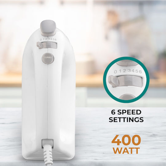 IQ Memories HM-211 Миксер Ръчен 400W Бял