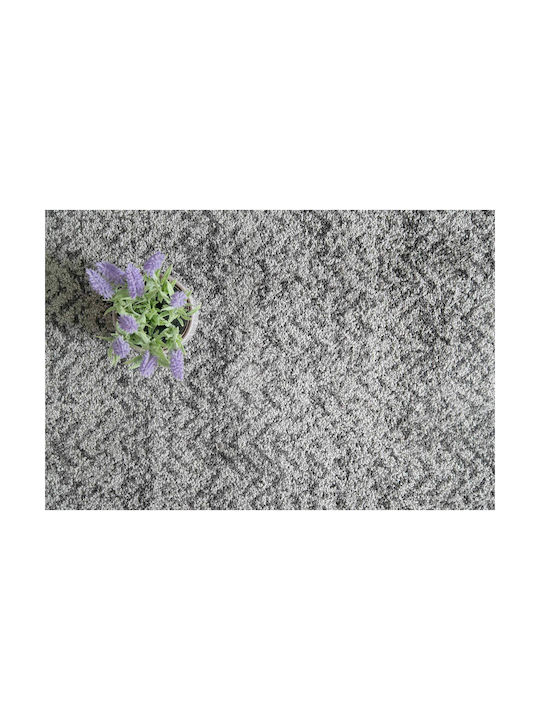 Decostar Pixel 9572-196 Σετ Μοντέρνα Χαλιά Κρεβατοκάμαρας Γκρι DE172288 3τμχ