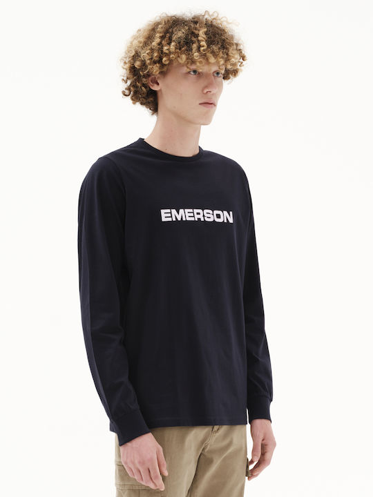 Emerson Men's Long Sleeve Blouse Navy Blue