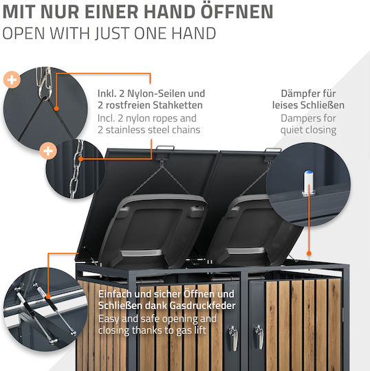 ML-Design Cadru pentru coșul de gunoi