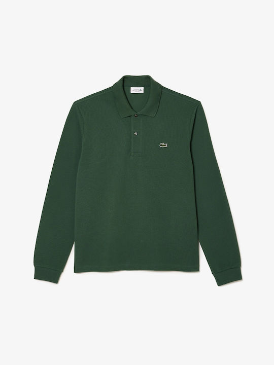 Lacoste Men's Long Sleeve Blouse Polo Green