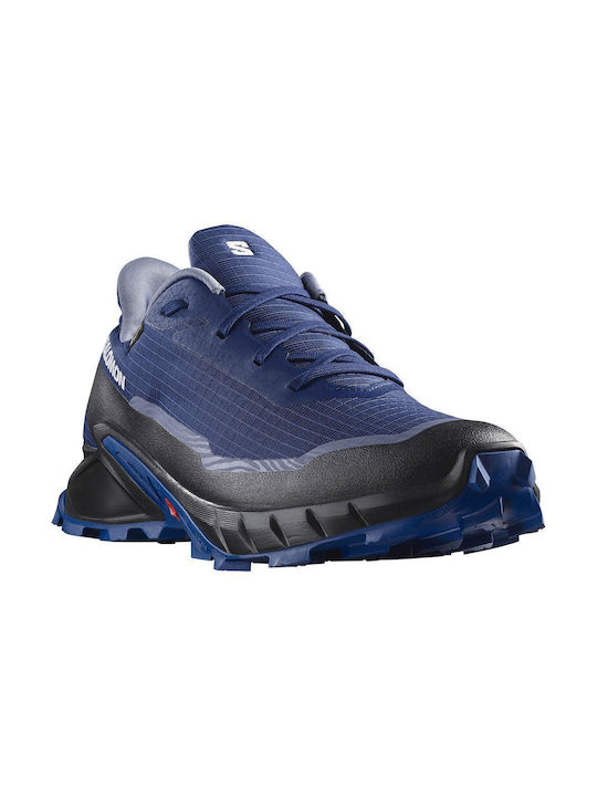 Alphacross 5 Sport Shoes Trail Running Blue Waterproof with Gore-Tex Membrane