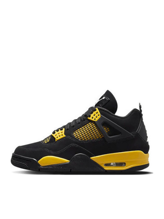 Air  4 Retro Boots Black / Tour Yellow