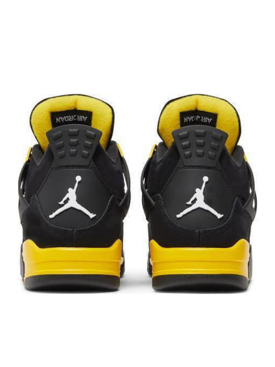 Air  4 Retro Boots Black / Tour Yellow