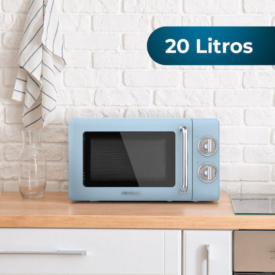Cecotec ProClean 3010 Retro Φούρνος Μικροκυμάτων 20lt Μπλε