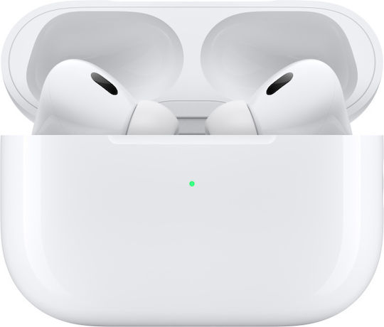 Apple AirPods Pro 2 με MagSafe Charging Case (USB‑C) In-ear Bluetooth Handsfree Earphones with Sweat Resistance and Charging Case White