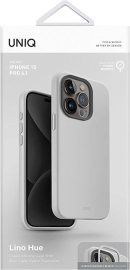 Uniq Hue Back Cover Silicone / Plastic Magnetic Beige (iPhone 15 Pro)