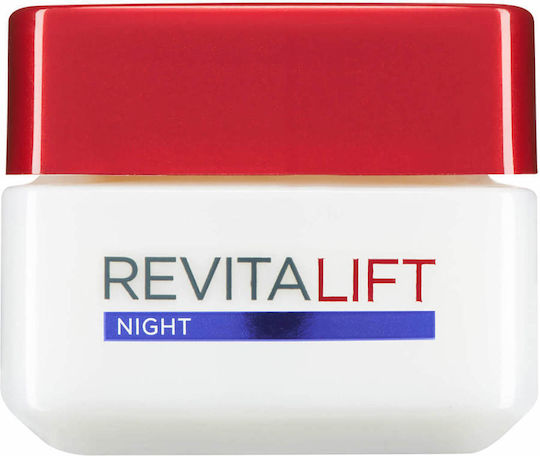 L'Oreal Paris Revitalift Night Cream for Face & Lips for Moisturizing Anti-Aging & Firming with Retinol & Peptides 50ml