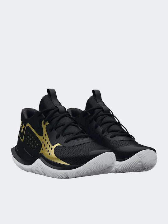 Gs Jet '23 Kids Sports Shoes Basketball with Laces Black