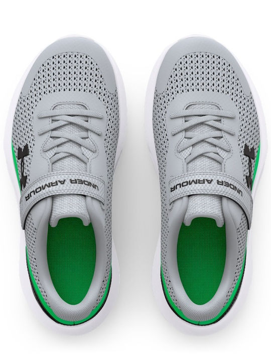 Bps Surge 3 Ac Kids Sports Shoes Running with Hoop & Loop Closure Gray