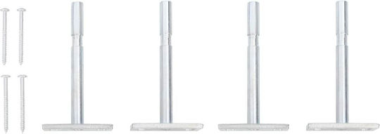 Wandregale Grau 2Stücke 40x23.5x10cm