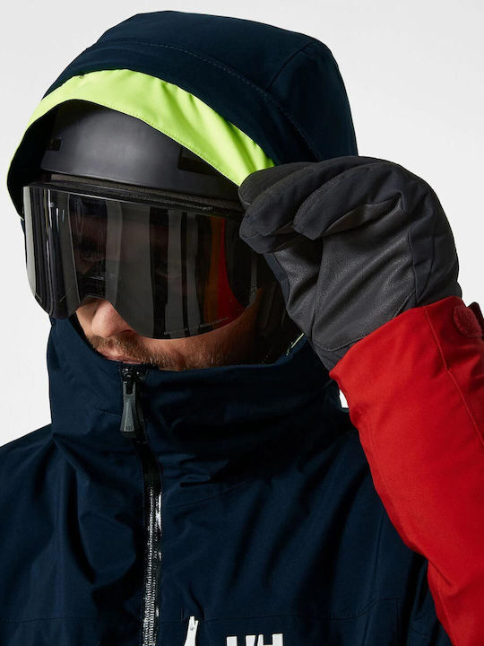 Helly Hansen Lifaloft 65777-597 Ανδρικό Μπουφάν για Σκι & Snowboard Μπλε
