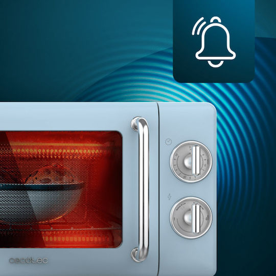 Cecotec ProClean 3110 Retro Φούρνος Μικροκυμάτων με Grill 20lt Μπλε