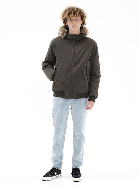 Winter Jacke Bomber Olive
