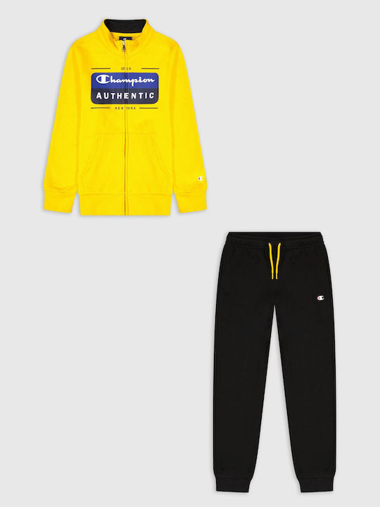 Champion Kids Sweatpants Set Yellow 2pcs