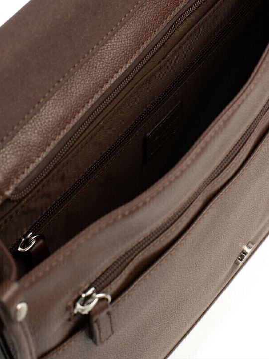 Leather Men's Brown Messenger Bag