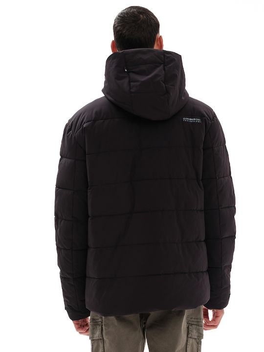 Winter Jacket Puffer Waterproof and Windproof Black