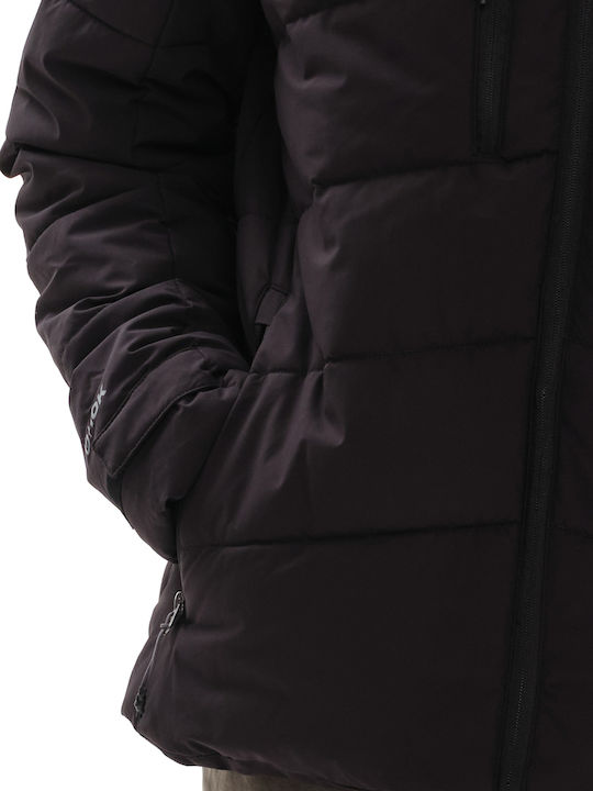 Winter Jacket Puffer Waterproof and Windproof Black