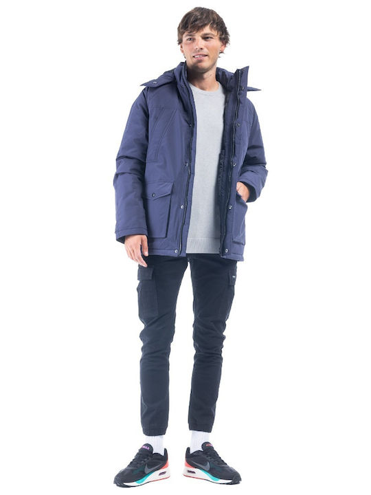 Winter Jacke Blau