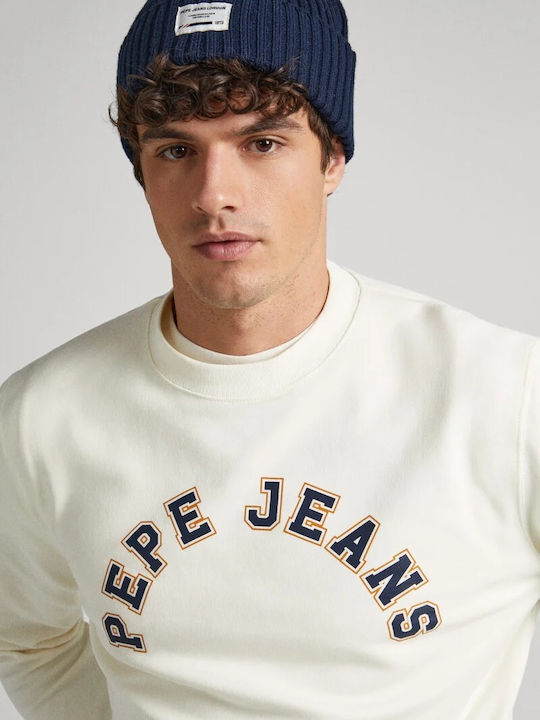 Pepe Jeans Herren Sweatshirt Weiß