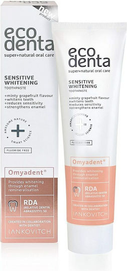 Ecodenta Sensitive Whitening Omyadent Pastă de dinți pentru Dinți sensibili 100ml