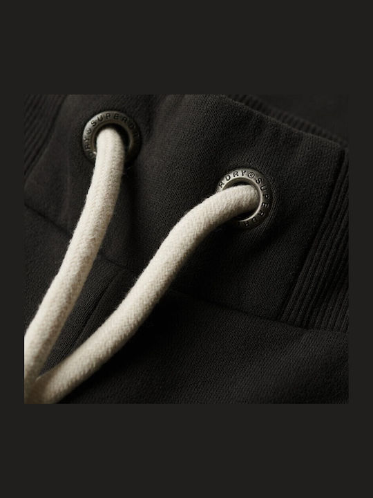 'Classic Vintage Logo Sweatpants with Elastic Black