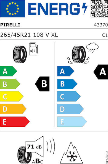 Pirelli Scorpion Winter 2 265/45R21 108V XL Χειμερινό Λάστιχο για Ηλεκτρικό Επιβατικό Αυτοκίνητο