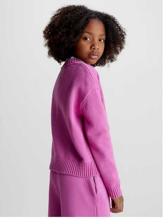 Calvin Klein Kids Sweater Long Sleeve Purple